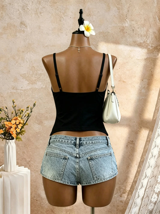 V-Neck Front Tie Camisole