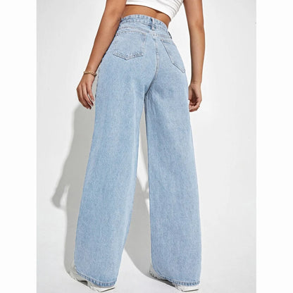 Retro High-Rise Loose Jeans